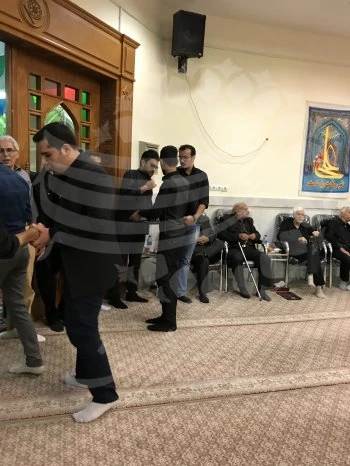مراسم ترحیم مادربزرگ حامد بهداد
